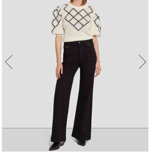 Sevens for all Mankind - Modern DoJo Jean Trouser in Black